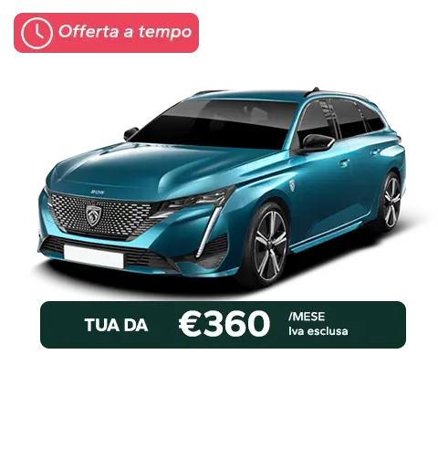 Peugeot 308 NOLEGGIO LUNGO TERMINE MILANO AMBRORENT ESTERNO