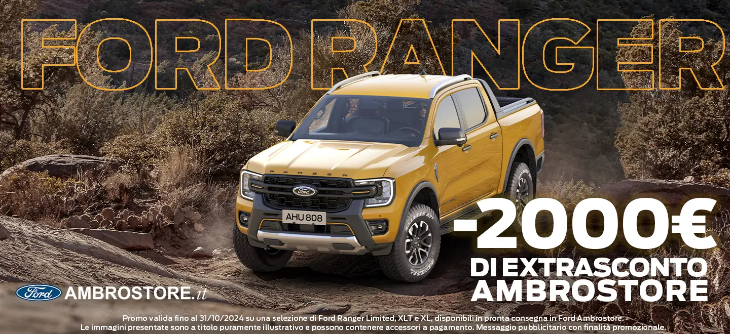 Ford Ranger Extrasconto Promo Ottobre 2024