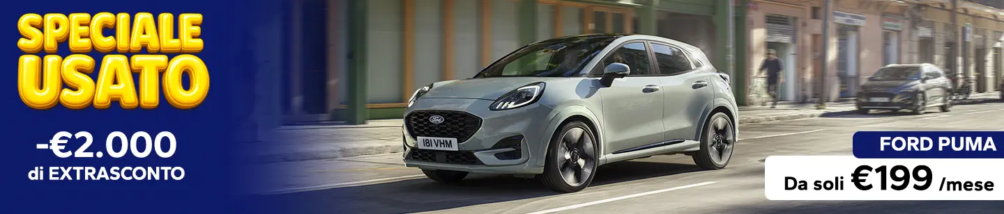 Ford PUMA Ambrostore Promozione Usato 2026