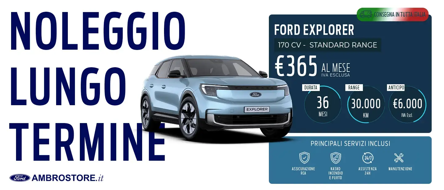 NOLEGGIO LUNGO TERMINE FORD EXPLORER AMBROSTORE MILANO GENNAIO 24 (1)