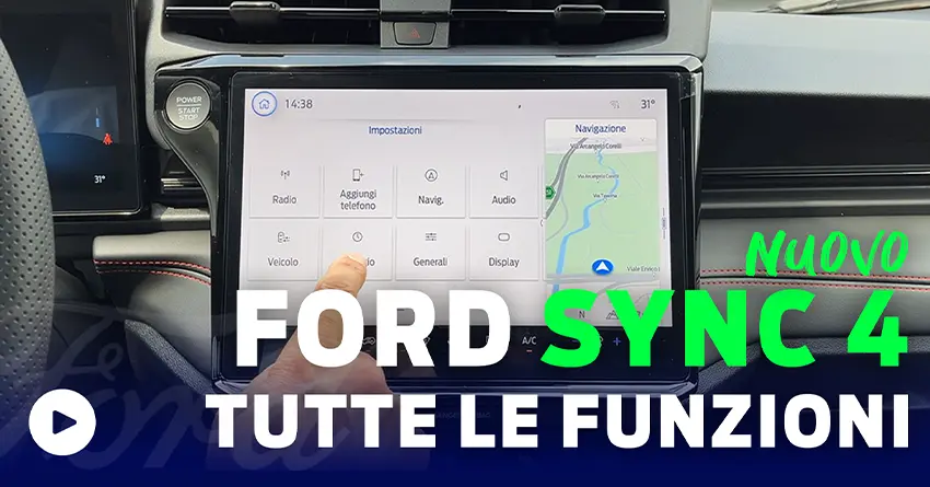 Nuovo Sync 4 Ford Tutorial Guida