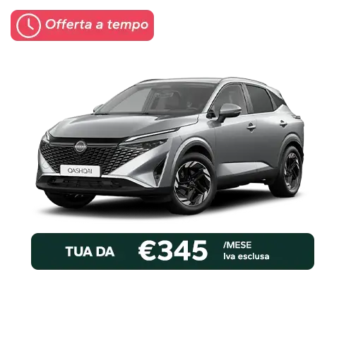 Nissan Qashqai NOLEGGIO LUNGO TERMINE MILANO AMBRORENT ESTERNO