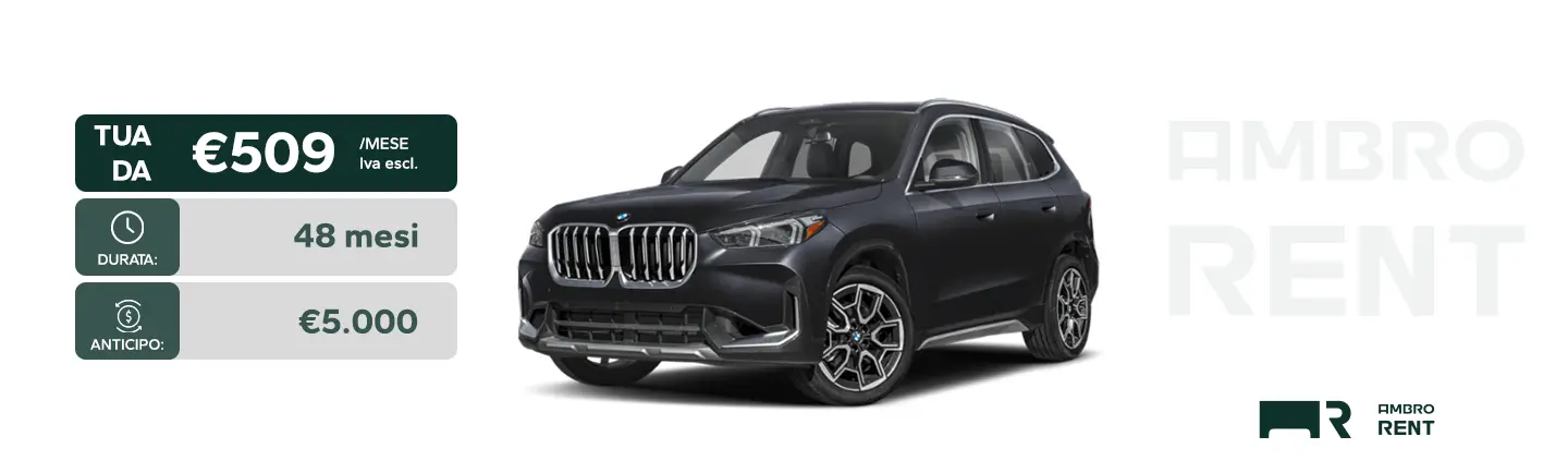 Bmw X1 NOLEGGIO LUNGO TERMINE MILANO AMBRORENT